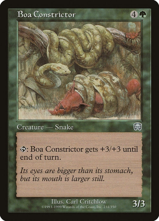 Image for Boa Constrictor (231) (Mercadian Masques) - Magic: The Gathering