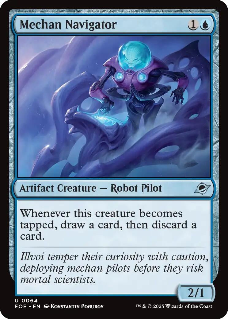 Image for Mechan Navigator (64) (Edge of Eternities) - Magic: The Gathering