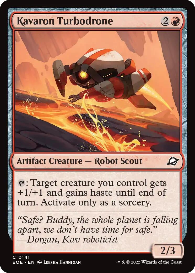 Image for Kavaron Turbodrone (141) (Edge of Eternities) - Magic: The Gathering