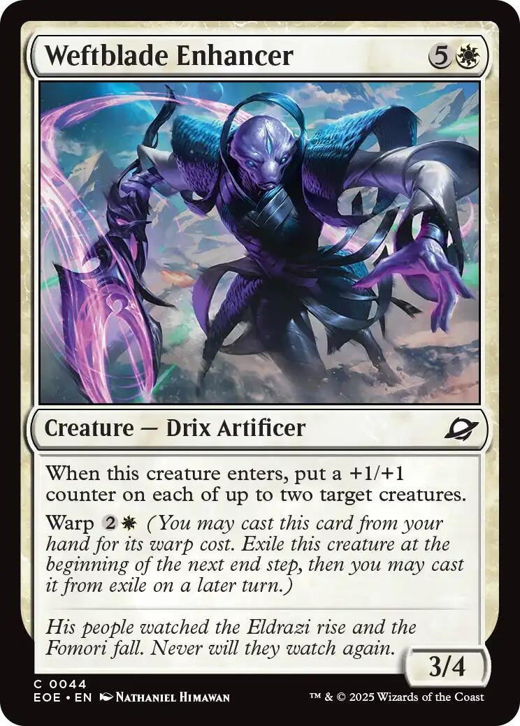 Image for Weftblade Enhancer (44) (Edge of Eternities) - Magic: The Gathering