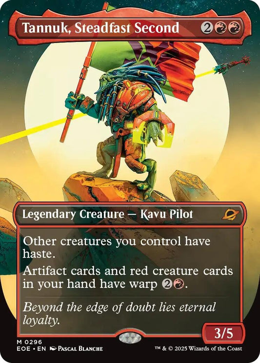 Image for Tannuk, Steadfast Second (Borderless) (296) (Edge of Eternities) - Magic: The Gathering