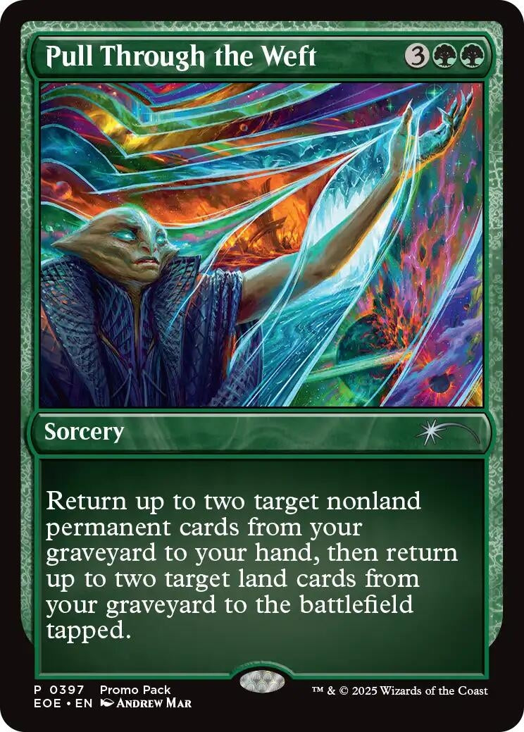 Image for Pull Through the Weft (397) (Promo Pack: Edge of Eternities) - Magic: The Gathering