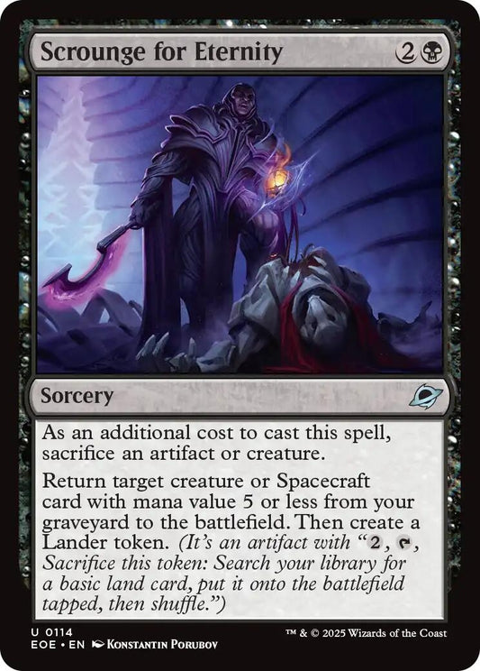 Image for Scrounge for Eternity (114) (Edge of Eternities) - Magic: The Gathering