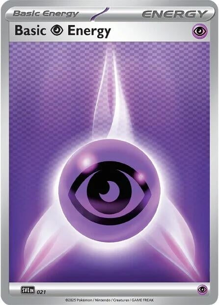 Basic Psychic Energy - 021 (021) (SVE: Scarlet & Violet Energies)