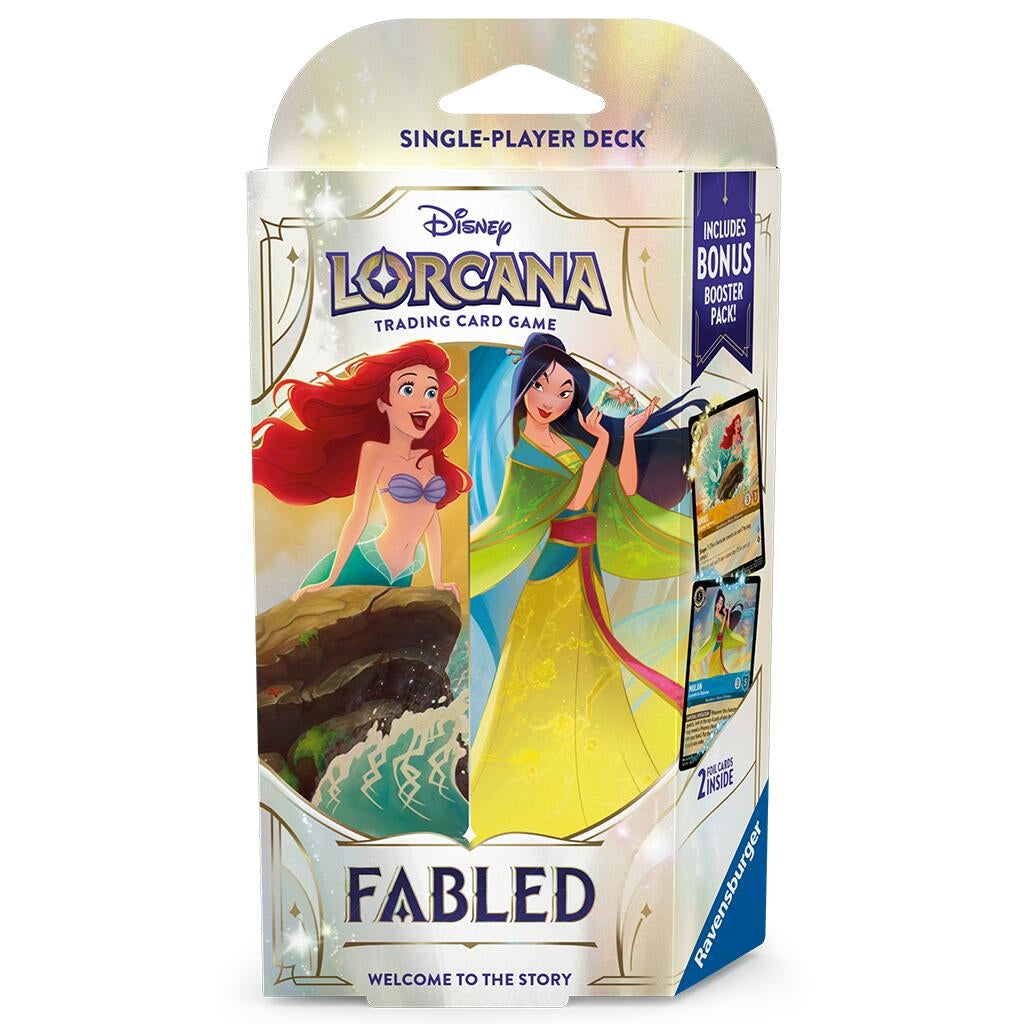Image for Disney Lorcana: Fabled Starter Deck (Emerald & Ruby) - Disney Lorcana