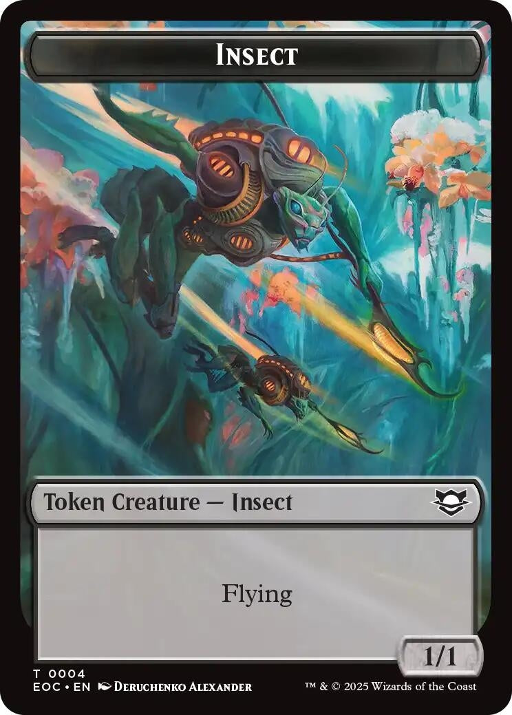 Image for Insect // Beast (0005) Double-Sided Token (4 // 5) (Commander: Edge of Eternities) - Magic: The Gathering