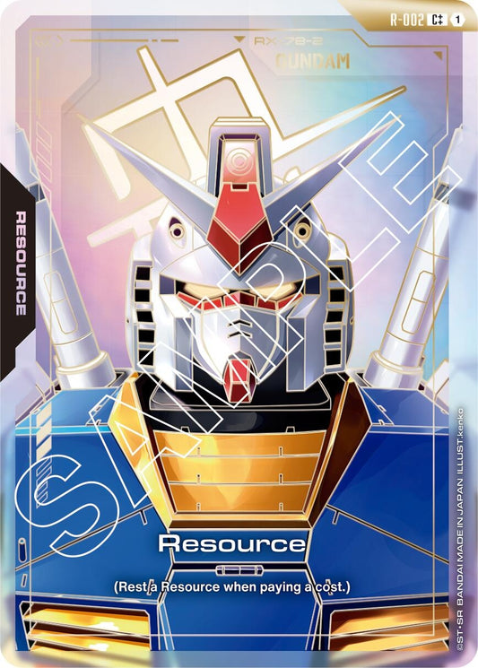 Image for Resource (R-002) (C++) (R-002) (Newtype Rising) - Gundam Card Game