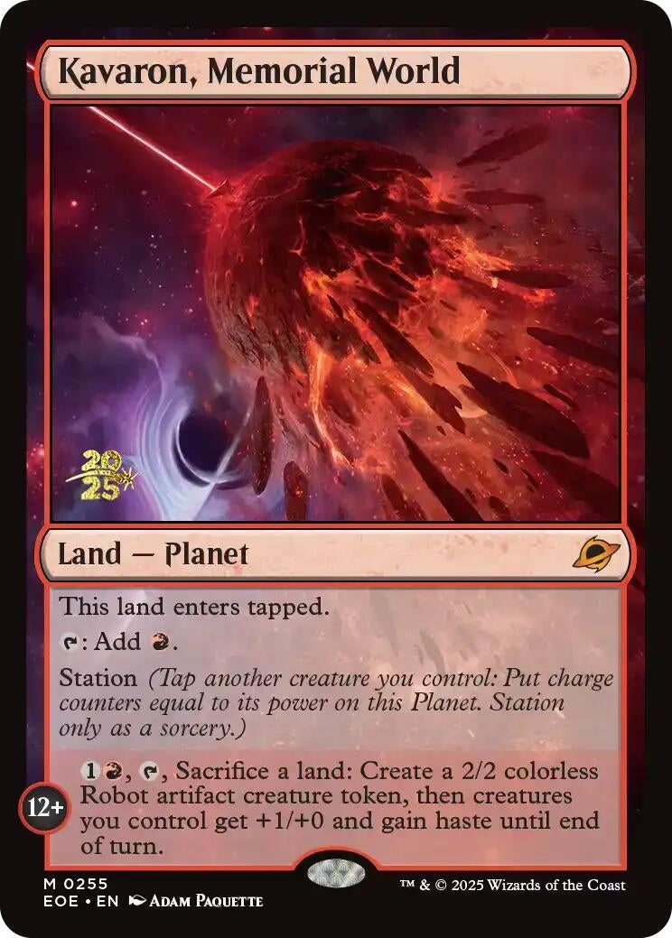 Image for Kavaron, Memorial World (255) (Prerelease Cards) - Magic: The Gathering