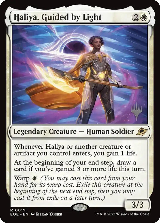 Image for Haliya, Guided by Light (19) (Promo Pack: Edge of Eternities) - Magic: The Gathering