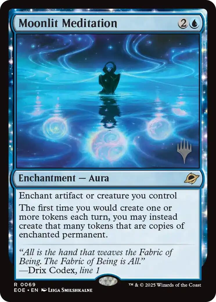 Image for Moonlit Meditation (69) (Promo Pack: Edge of Eternities) - Magic: The Gathering