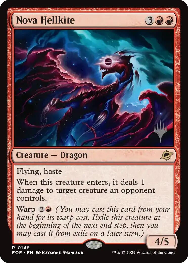 Image for Nova Hellkite (148) (Promo Pack: Edge of Eternities) - Magic: The Gathering
