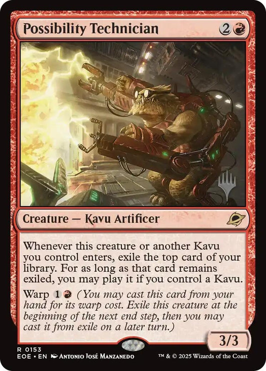 Image for Possibility Technician (153) (Promo Pack: Edge of Eternities) - Magic: The Gathering