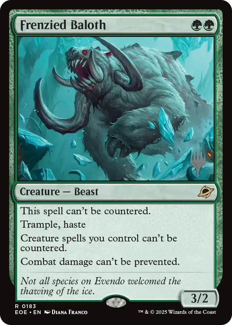 Image for Frenzied Baloth (183) (Promo Pack: Edge of Eternities) - Magic: The Gathering