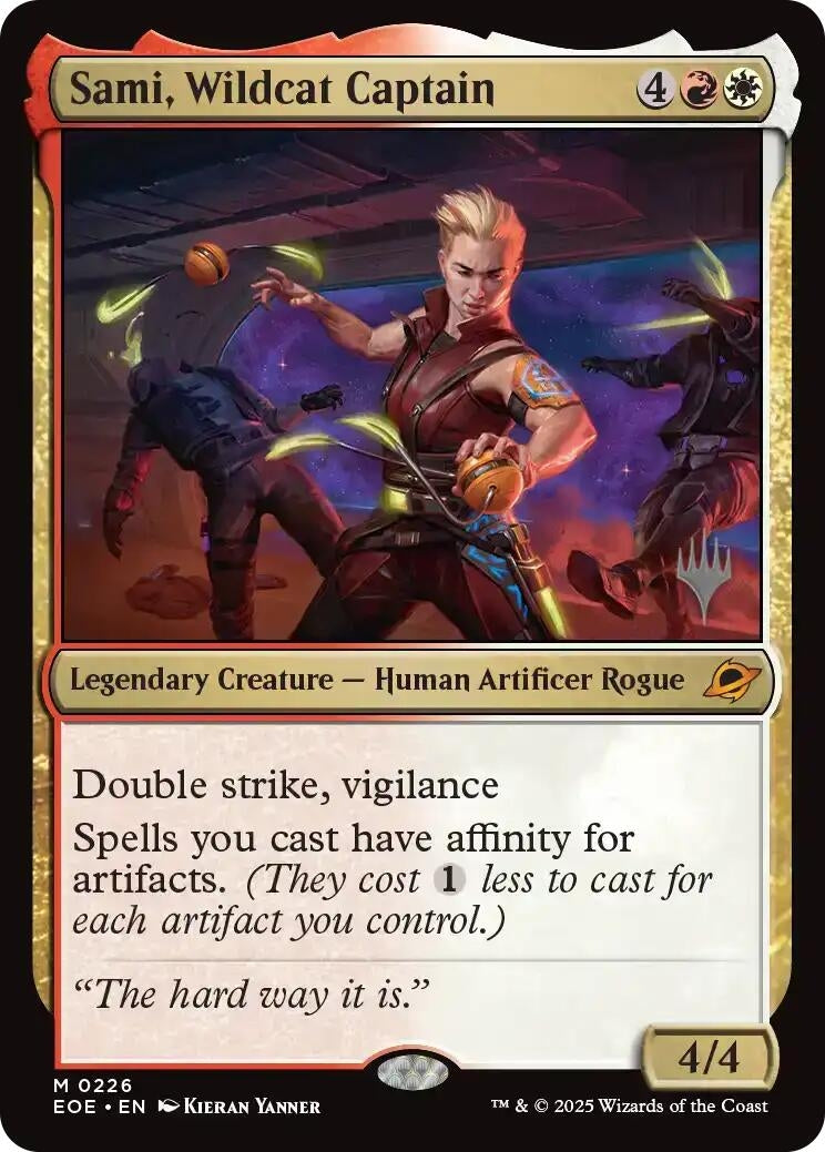 Image for Sami, Wildcat Captain (226) (Promo Pack: Edge of Eternities) - Magic: The Gathering