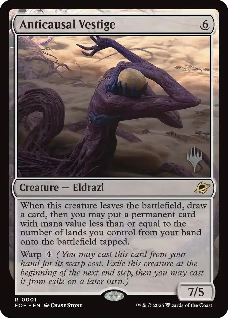 Image for Anticausal Vestige (1) (Promo Pack: Edge of Eternities) - Magic: The Gathering