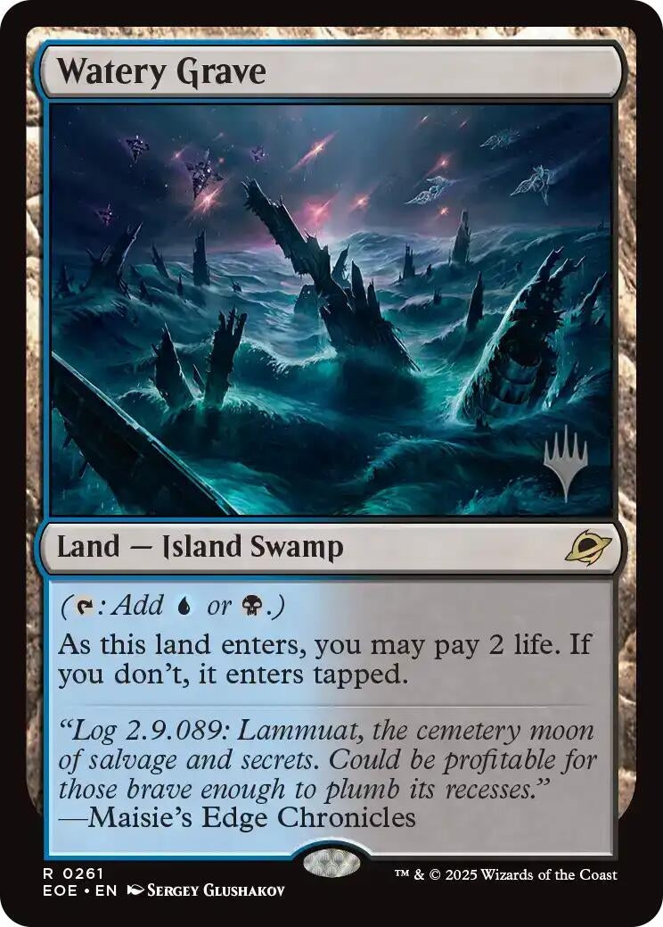 Image for Watery Grave (261) (Promo Pack: Edge of Eternities) - Magic: The Gathering