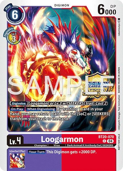 Image for Loogarmon (Regionals 25-26 Season 2 Champion) (Release Special Booster 2.5) - Digimon Card Game