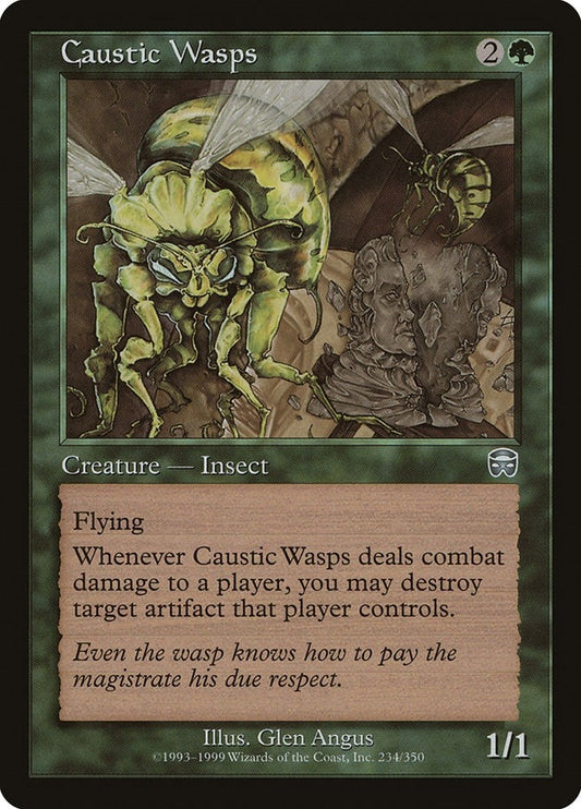 Image for Caustic Wasps (234) (Mercadian Masques) - Magic: The Gathering