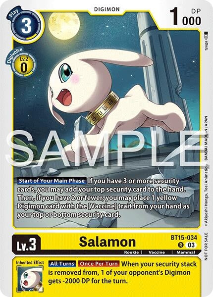 Image for Salamon (Time Stranger Demo Deck) (BT15-034 R) (Digimon Demo Deck Exclusive Cards) - Digimon Card Game