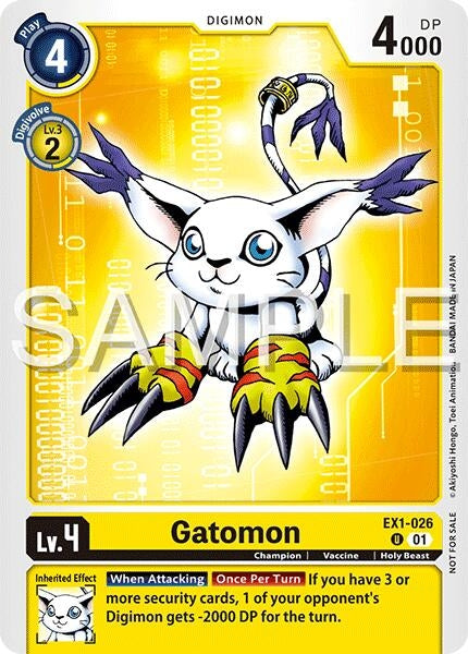 Image for Gatomon (Time Stranger Demo Deck) (EX1-026 U) (Digimon Demo Deck Exclusive Cards) - Digimon Card Game