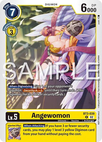Image for Angewomon (Time Stranger Demo Deck) (BT3-039 R) (Digimon Demo Deck Exclusive Cards) - Digimon Card Game