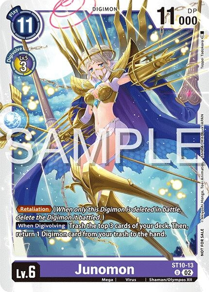 Image for Junomon (Time Stranger Demo Deck) (ST10-13 U) (Digimon Demo Deck Exclusive Cards) - Digimon Card Game