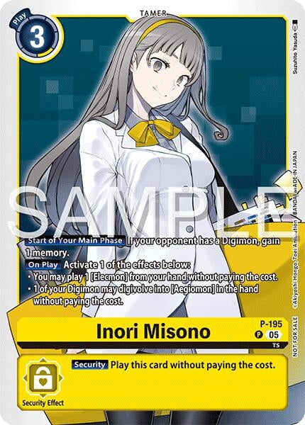 Image for Inori Misono (Time Stranger Demo Deck) (P-195 P) (Digimon Demo Deck Exclusive Cards) - Digimon Card Game