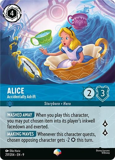 Image for Alice - Accidentally Adrift (Epic) (217/204) (Fabled) - Disney Lorcana