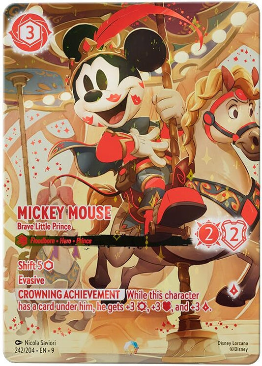 Image for Mickey Mouse - Brave Little Prince (Iconic) (242/204) (Fabled) - Disney Lorcana