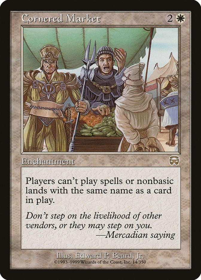 Image for Cornered Market (14) (Mercadian Masques) - Magic: The Gathering