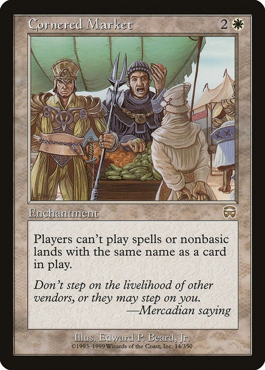 Image for Cornered Market (14) (Mercadian Masques) - Magic: The Gathering