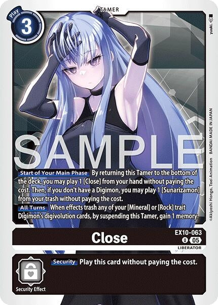 Image for Close (EX10-063 U) (Sinister Order) - Digimon Card Game