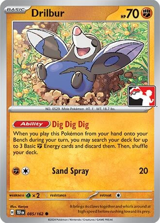 Image for Drilbur (085/162) (Prize Pack Series Cards) - Pokemon