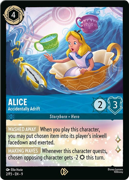 Image for Alice - Accidentally Adrift (2) (Disney Lorcana Promo Cards) - Disney Lorcana