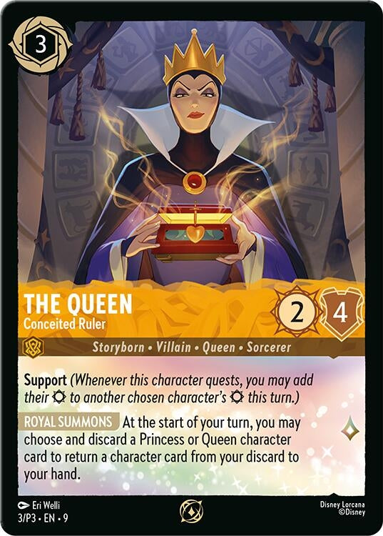 Image for The Queen - Conceited Ruler (3) (Disney Lorcana Promo Cards) - Disney Lorcana