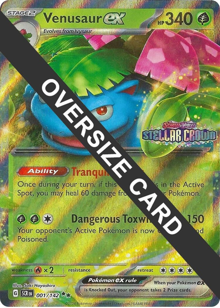 Image for Venusaur ex (001/142) (Jumbo Cards) - Pokemon