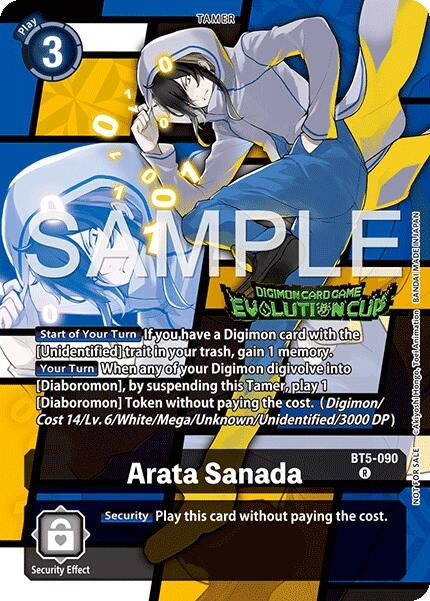 Image for Arata Sanada (Evolution Cup 2025 Vol. 2) (BT5-090 R) (Battle of Omni) - Digimon Card Game