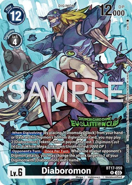 Image for Diaboromon (Evolution Cup 2025 Vol. 2) (BT17-059 R) (Secret Crisis) - Digimon Card Game