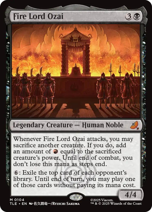 Image for Fire Lord Ozai (104) (Avatar: The Last Airbender: Eternal-Legal) - Magic: The Gathering