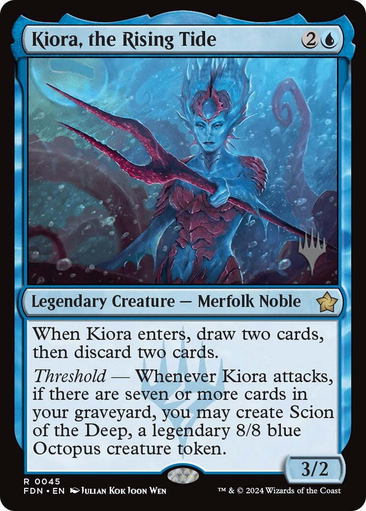 Image for Kiora, the Rising Tide (45) (Promo Pack: Edge of Eternities) - Magic: The Gathering