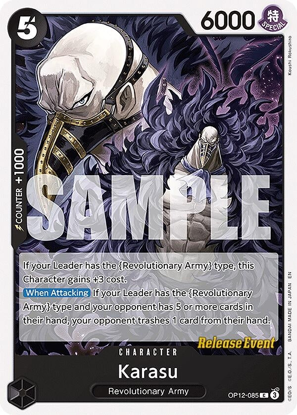 Image for Karasu (OP12-085) (Legacy of the Master Release Event Cards) - One Piece Card Game