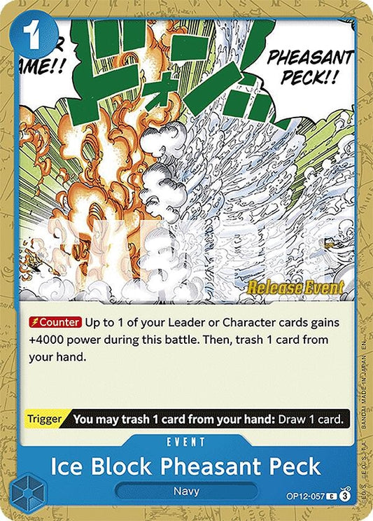 Image for Ice Block Pheasant Peck (OP12-057) (Legacy of the Master Release Event Cards) - One Piece Card Game