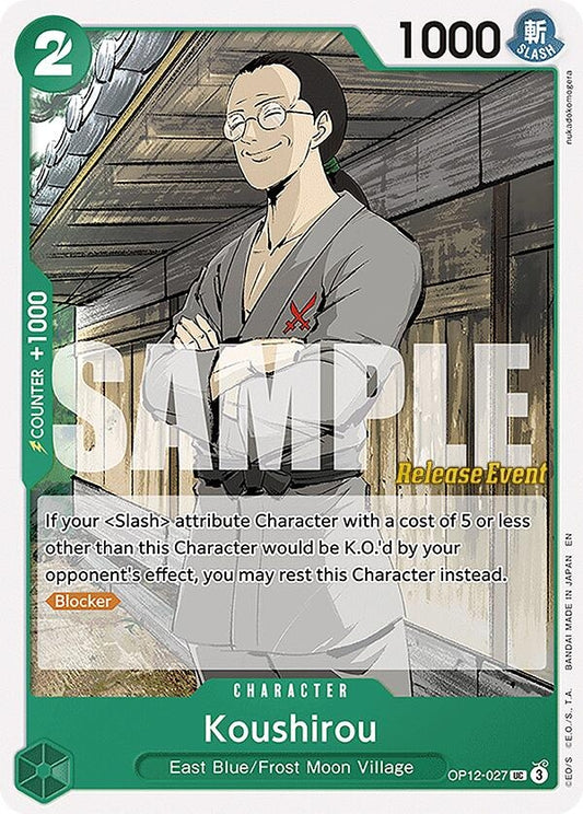 Image for Koushirou (OP12-027) (Legacy of the Master Release Event Cards) - One Piece Card Game