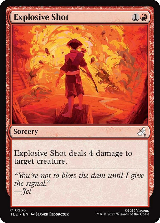 Image for Explosive Shot (236) (Avatar: The Last Airbender: Eternal-Legal) - Magic: The Gathering