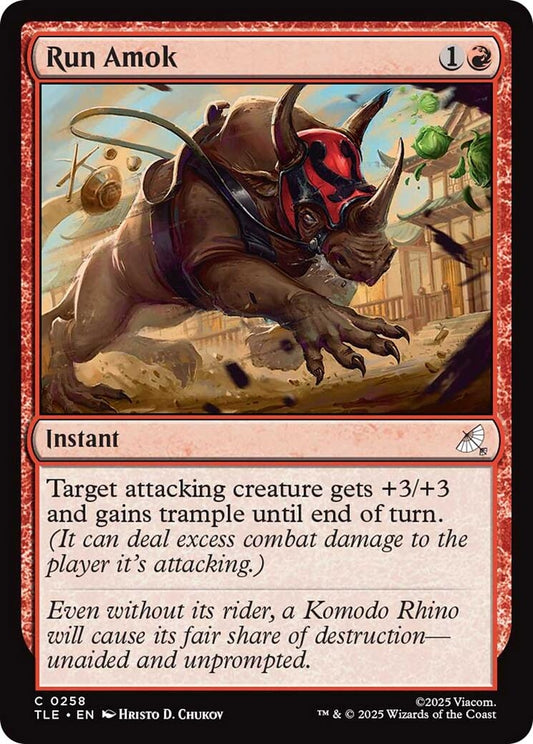 Image for Run Amok (258) (Avatar: The Last Airbender: Eternal-Legal) - Magic: The Gathering