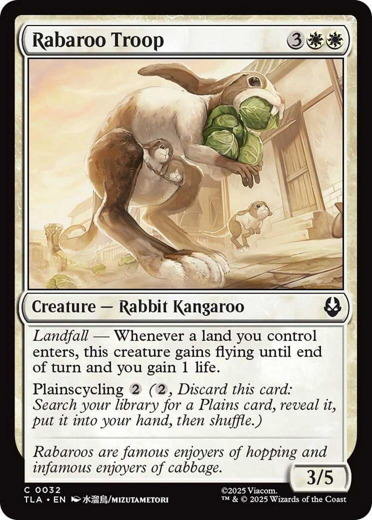 Image for Rabaroo Troop (32) (Avatar: The Last Airbender) - Magic: The Gathering