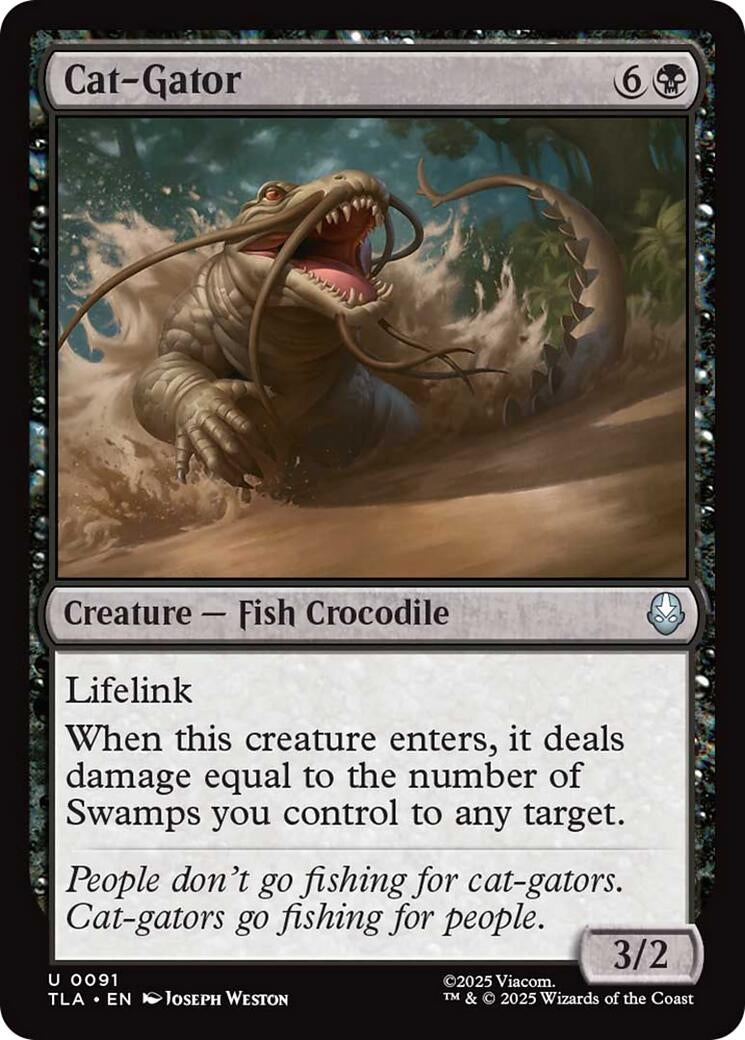 Image for Cat-Gator (91) (Avatar: The Last Airbender) - Magic: The Gathering
