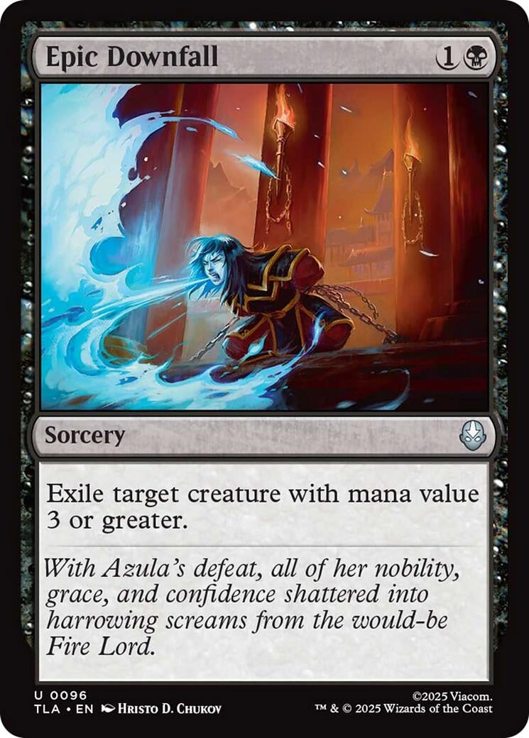 Image for Epic Downfall (96) (Avatar: The Last Airbender) - Magic: The Gathering