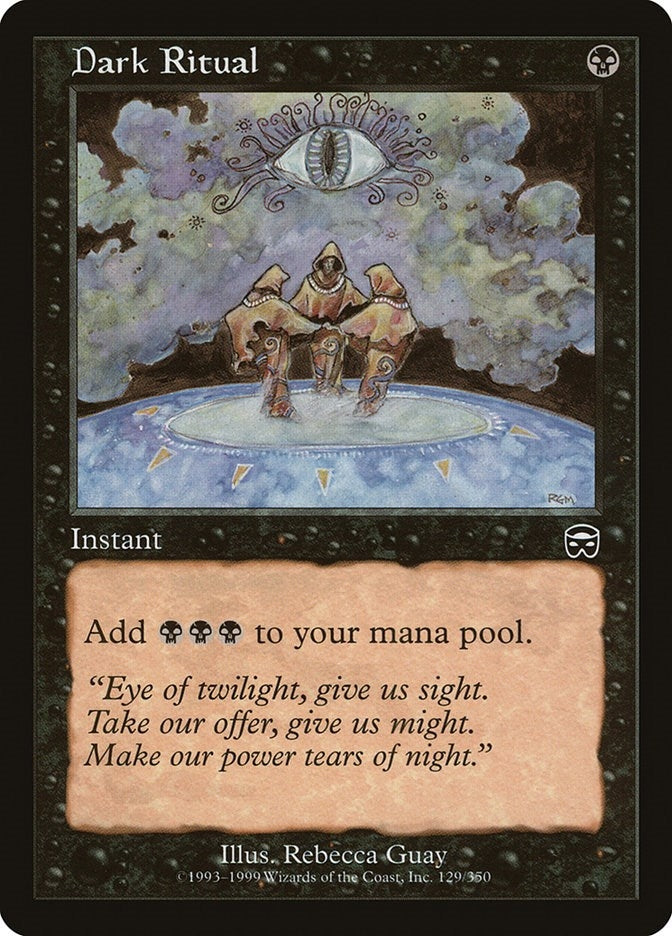 Image for Dark Ritual (129) (Mercadian Masques) - Magic: The Gathering
