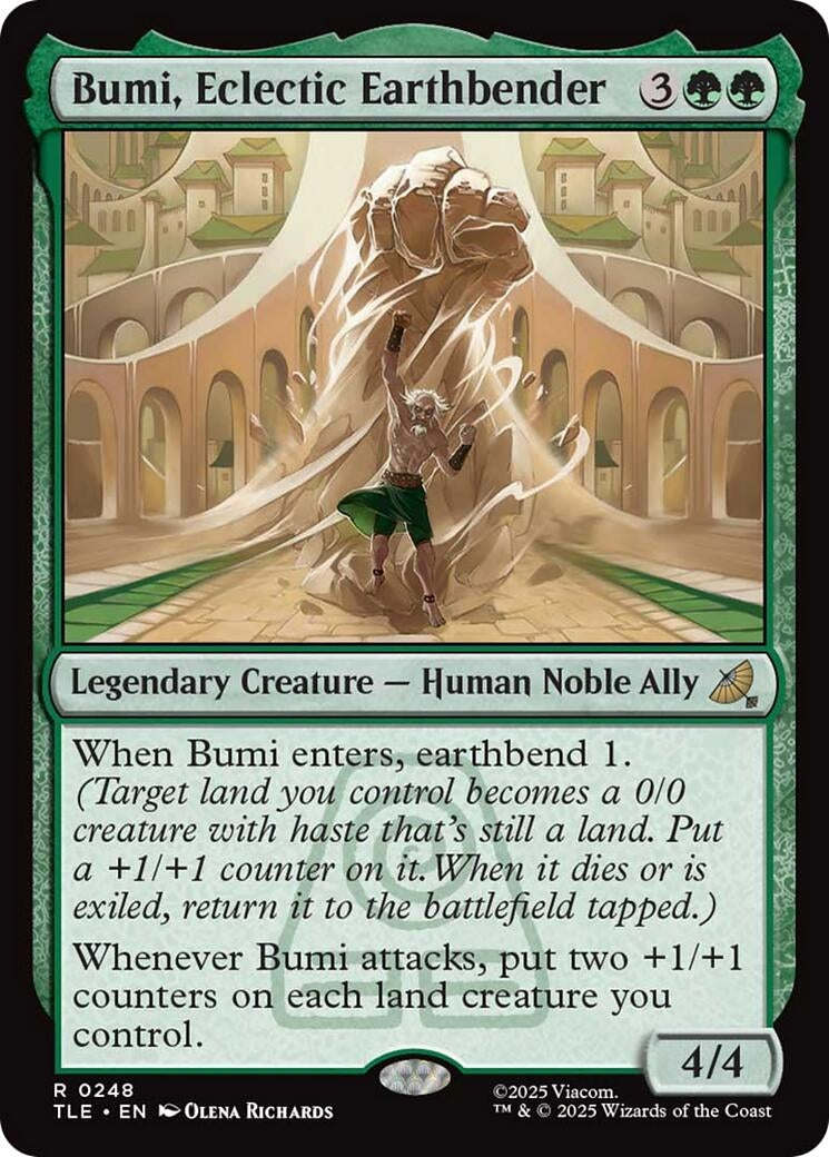 Image for Bumi, Eclectic Earthbender (248) (Avatar: The Last Airbender: Eternal-Legal) - Magic: The Gathering